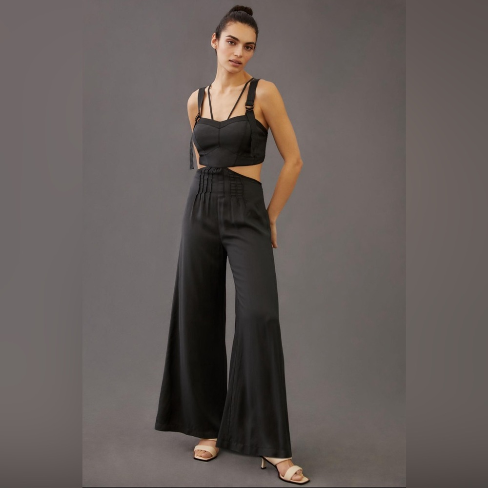 By Anthropologie the Harness Jumpsuit